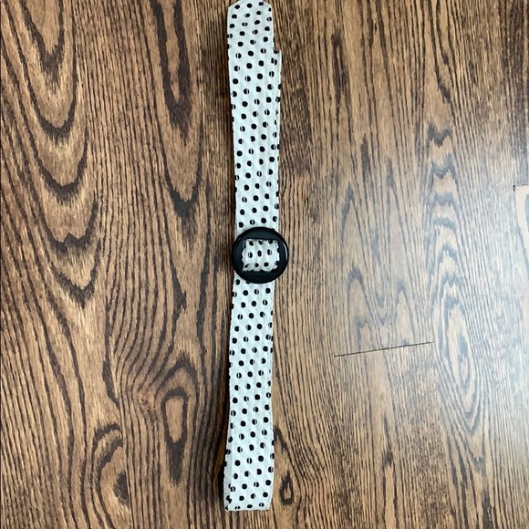 J. Crew Accessories - J. Crew Polka Dot Ribbon Belt- Size M/L J. Crew Accessories - J. Crew Polka Dot Ribbon Belt- Size M/L